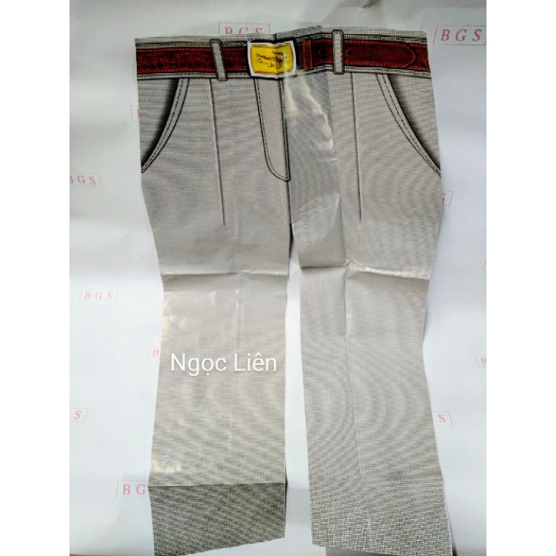 Quần áo giấy cúng nam/nữ cao cấp loại sịn
