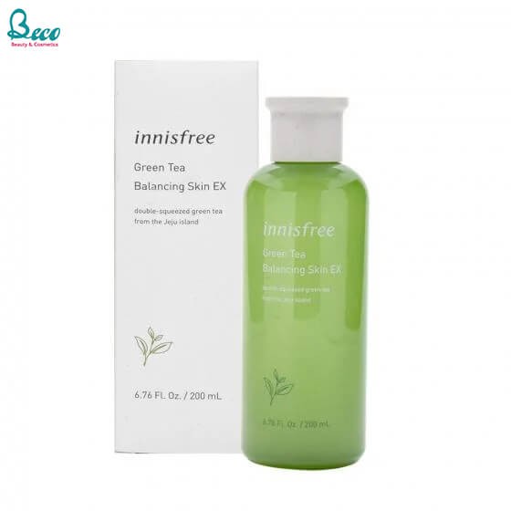 Nước Hoa Hồng Innisfree Trà Xanh Green Tea Balancing Skin EX 200ml