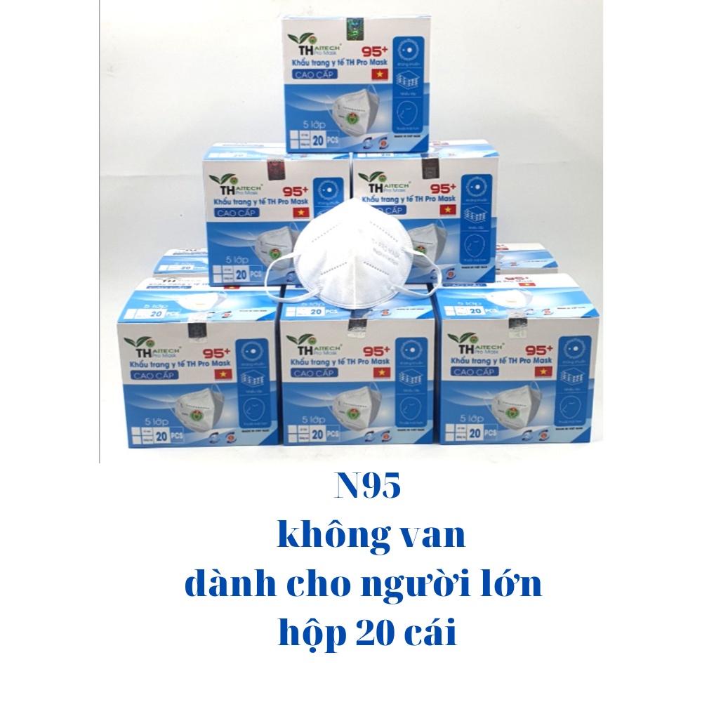 Khẩu trang N95 có van, không van cao cấp xuất khẩu giá sỉ SACUCO kt2
