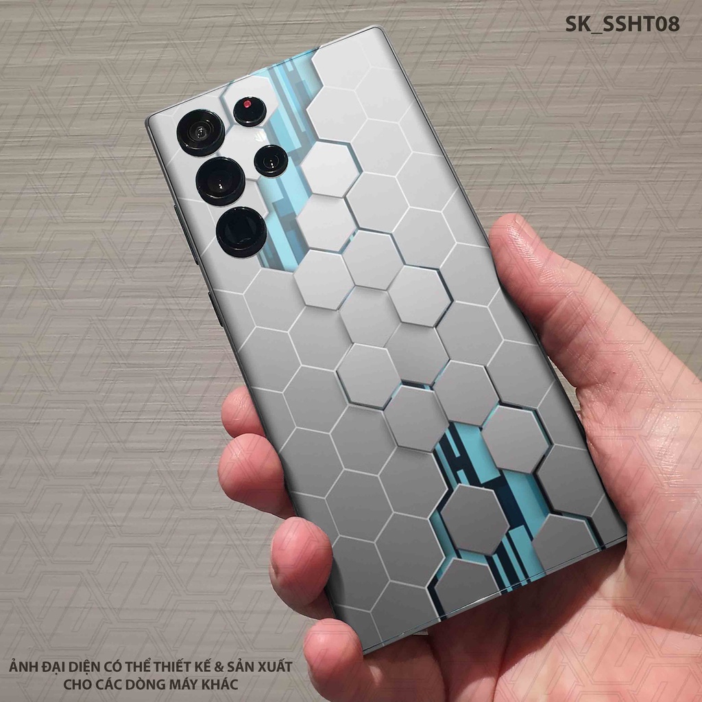 Miếng Dán Skin Hình Họa Tiết 3D Samsung Note/Fold/S23 |SK_SSHT08| Chất Liệu Nhập Khẩu Chính Hãng, Chống Nước, Dễ Dán