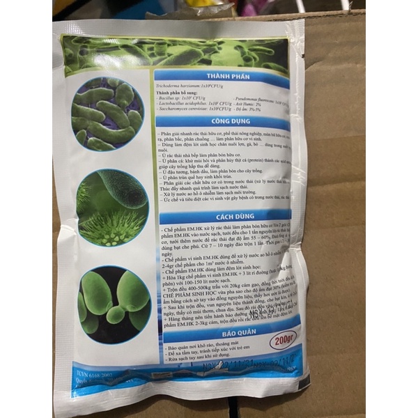Bộ ủ phân bón hữu cơ mật rỉ đường, Em.hk, trichoderma ủ phân hữu cơ, phân từ rác thải, bón rau hoa cây kiêng