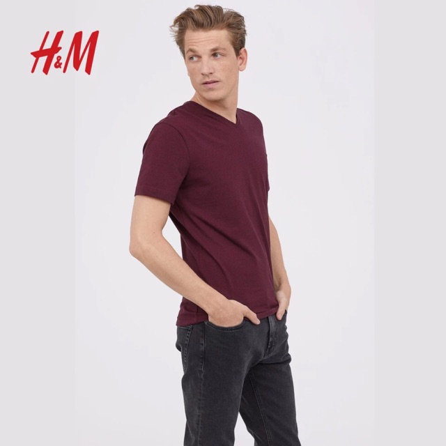 Áo tshirt form Slimfit hiệu H&M auth 100%
