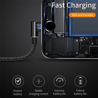 Cáp Sạc Usb 90 Độ Cho Iphone Andorid