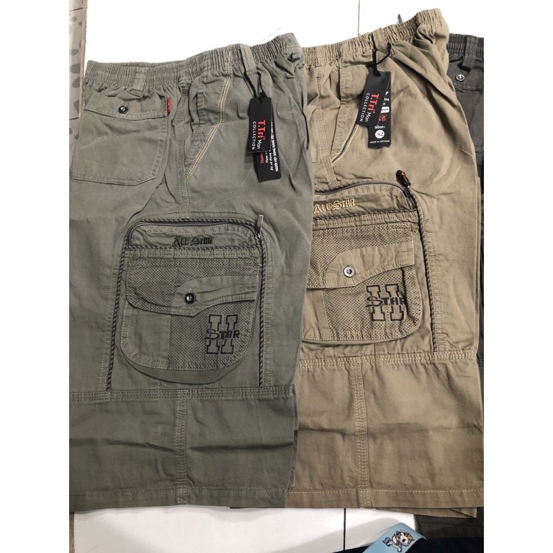 quần sọt kaki nhung 7 túi