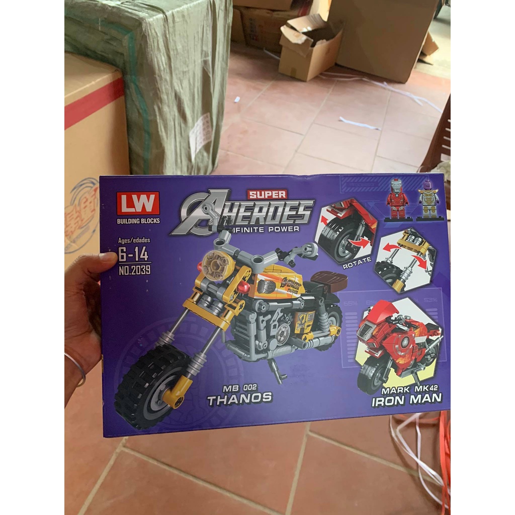 Lắp Ráp Xếp Hình Ninja Ironman Supper Herose Robot