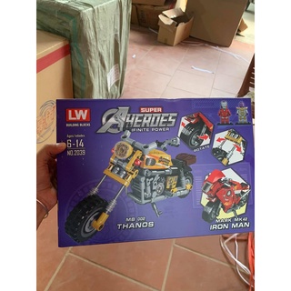 Lắp Ráp Xếp Hình Ninja Ironman Supper Herose Robot
