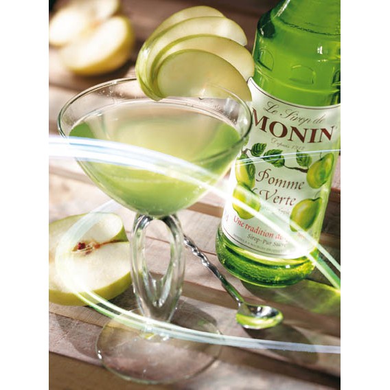 Siro Táo xanh Monin (Green Apple syrup) - chai 700ml