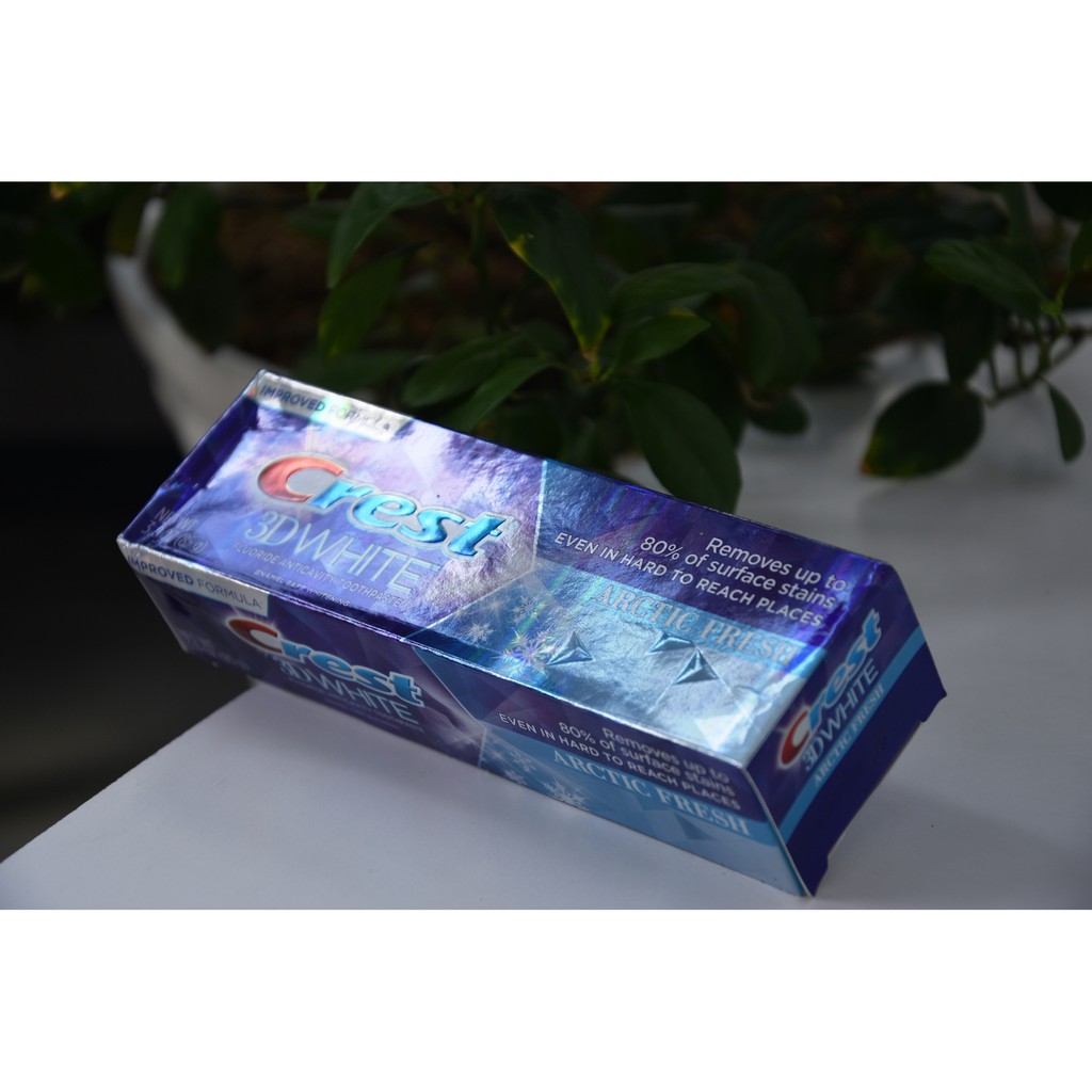 Kem đánh răng Crest 3D White 3in1 Arctic Fresh