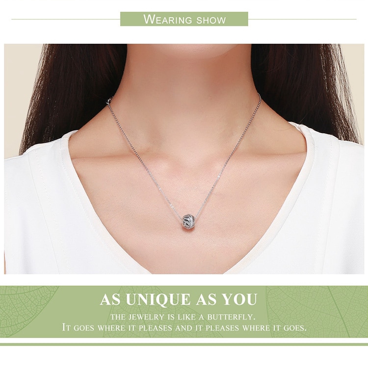 Hạt Phụ Kiện Trang Sức Bamoer SCC1065 Bằng Bạc 925 Khảm Đá Zircon Phong Cách Cổ Điển Cho Nữ