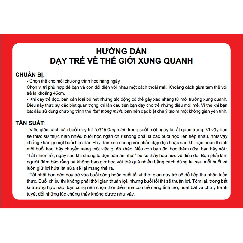 Sách - Flashcards – Dạy trẻ về thế giới xung quanh