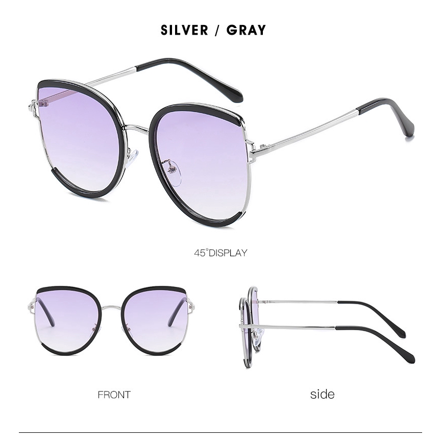 Kính mát thời trang gọng tròn cá tính cho nam và nữ