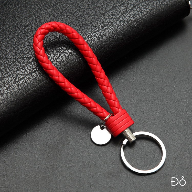 Móc Khóa Dây Xỏ Ngón Tay Màu Trơn