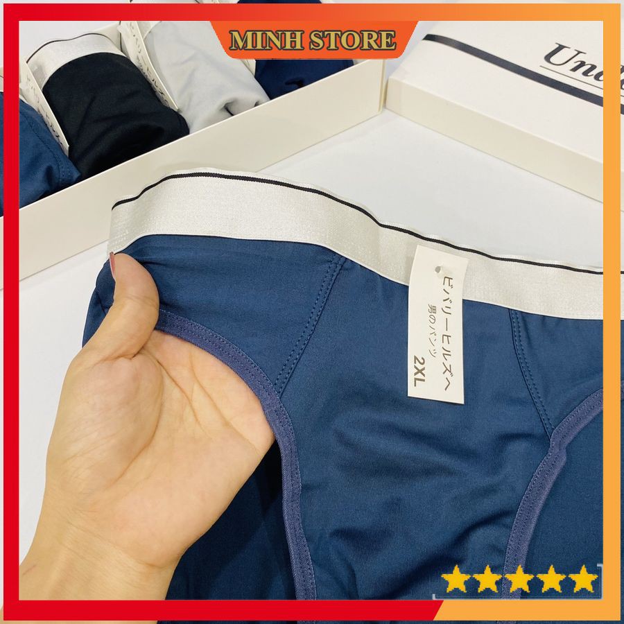 Quần lót nam tam giác thun lạnh cao cấp, Quần sip nam tam giác chéo thun lạnh co dãn 4 chiều - MS66