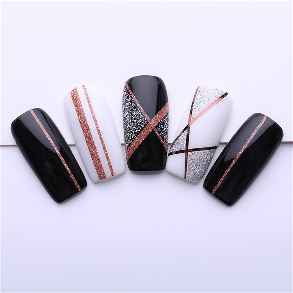 Set 4 cuộn giấy dán móng tay trang trí nghệ thuật