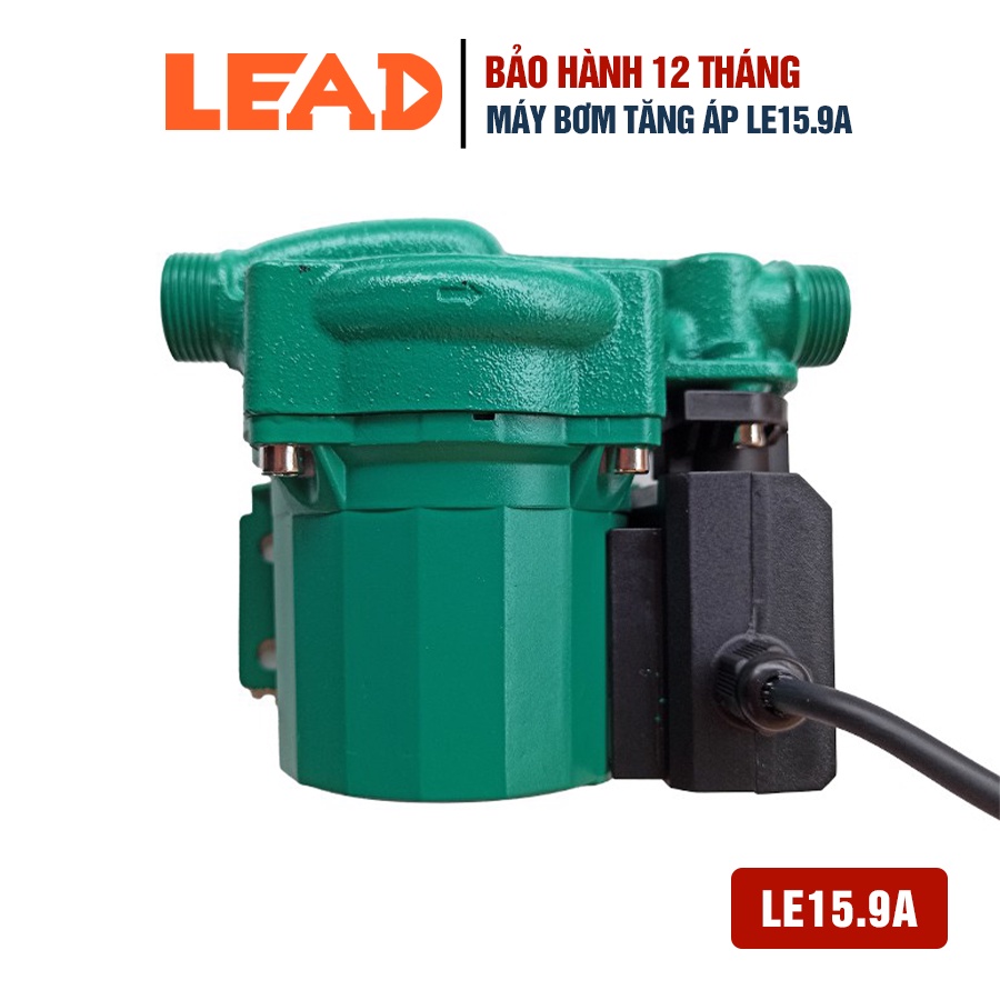 Máy bơm tăng áp tự động LEAD LE15.9A công suất 100W chuyên dùng cho máy giặt, nóng lạnh