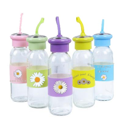 Bình nước hoa cúc GD da pu BNPI13 chai nước dễ thương 420ml