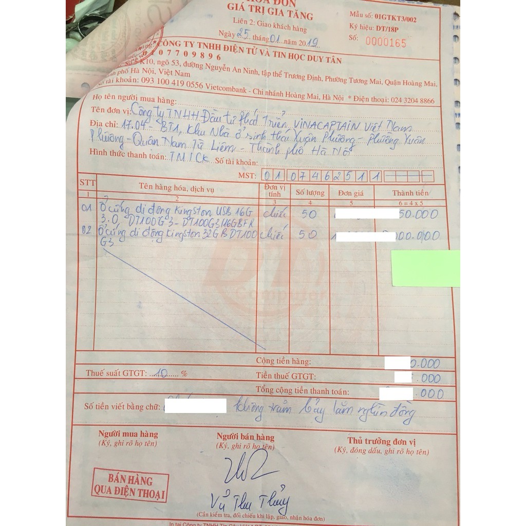 USB Kingston 3.0 DataTraveler 100G3 16/32GB- Hàng nhập khẩu bảo hành 5 năm !