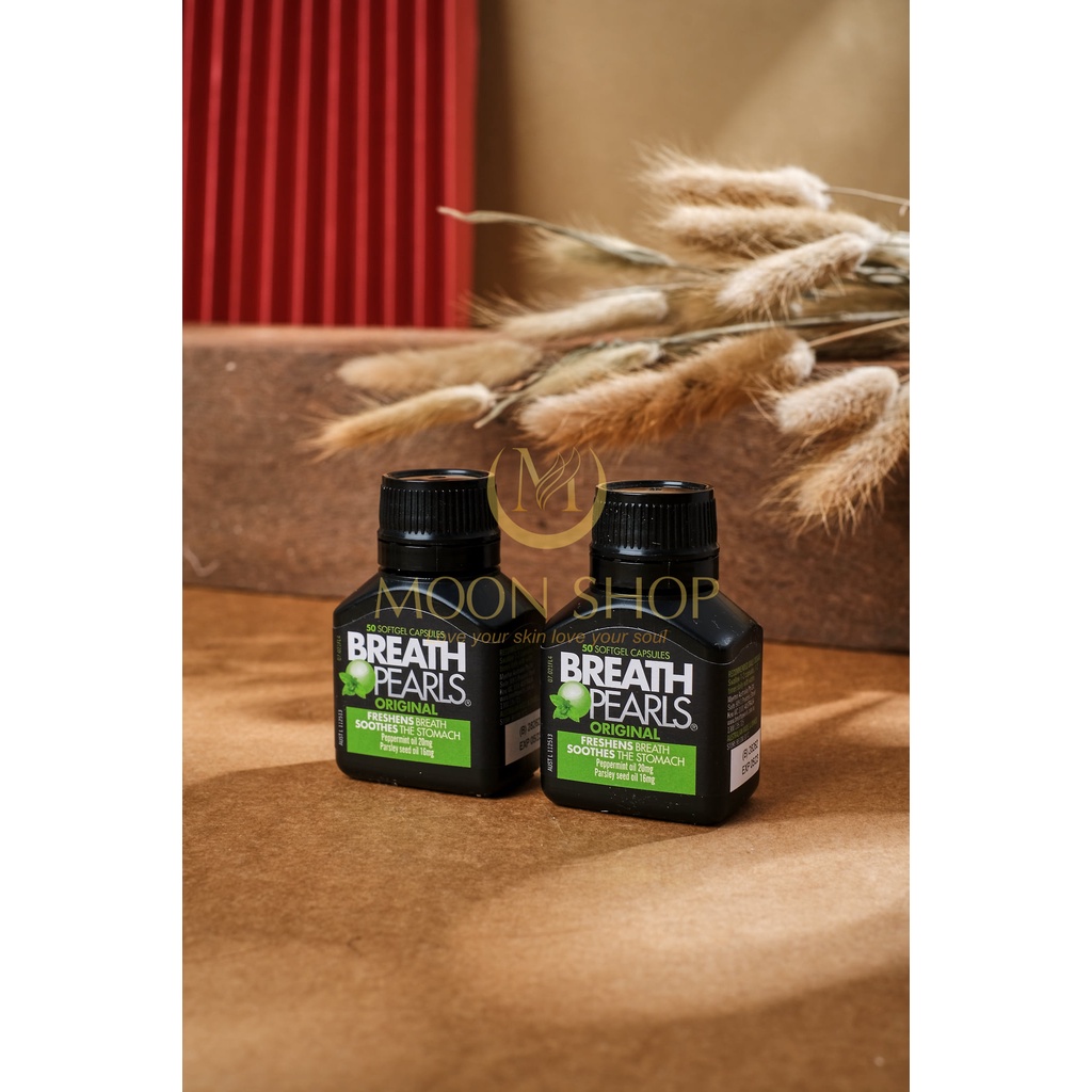 Viên thơm miệng thảo dược Breath pearls