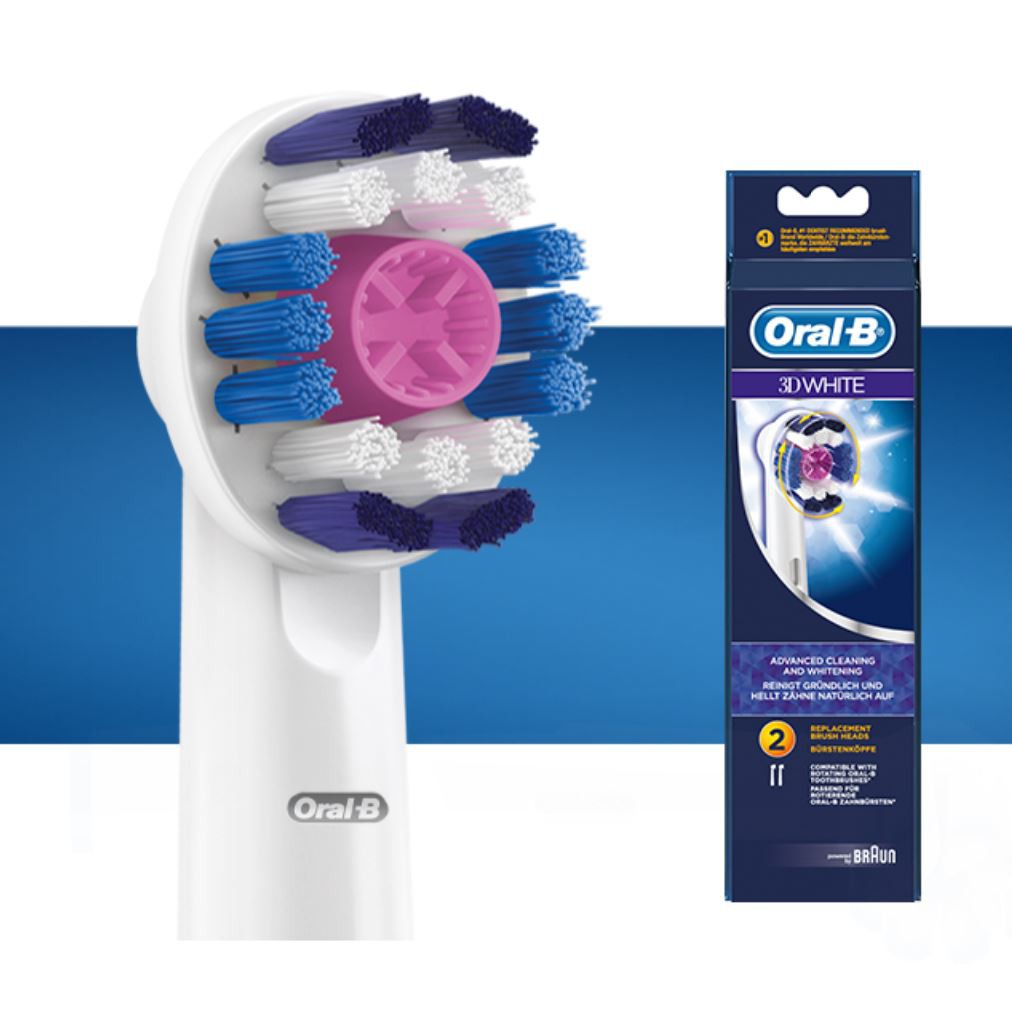 Vỉ 2 Đầu Bàn Chải Điện Oral-B Braun - Đủ loại đầu thay thế bàn chải Oral-B cho người lớn và trẻ em