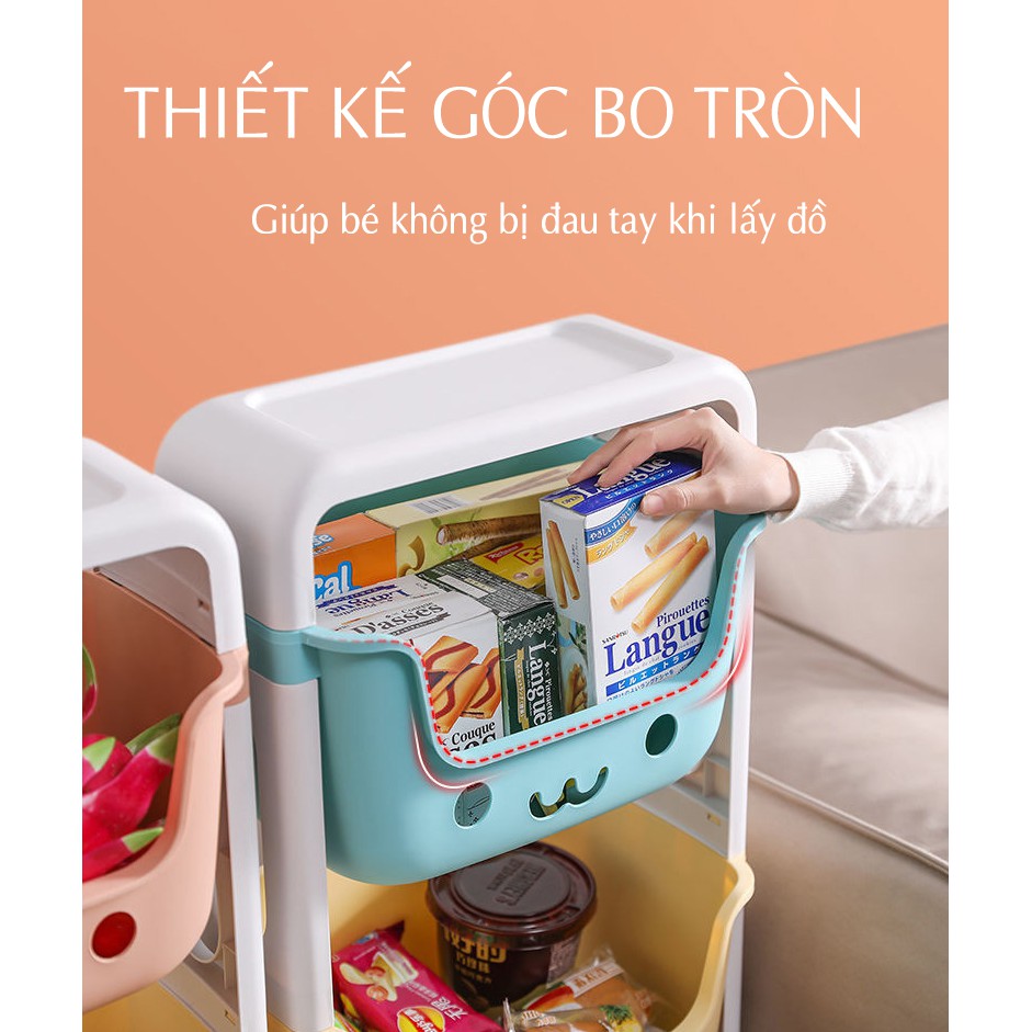 Kệ Để Đồ Trẻ em 3 Tầng Cực Dễ Thương (K3TTE01)