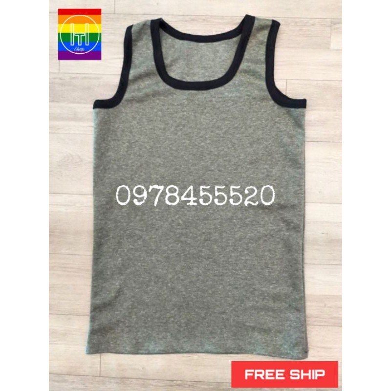 ❤Áo nịt ba lỗ dài Tomboy sb trans trong bó ngoài rộng🥰