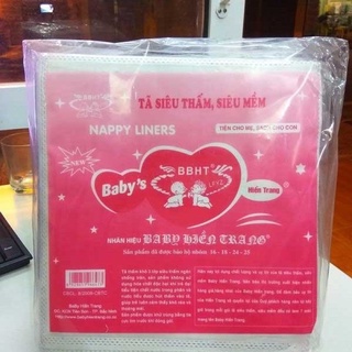 Miếng lót phân su Baby Huyền Trang tím (gói 8-10 miếng)