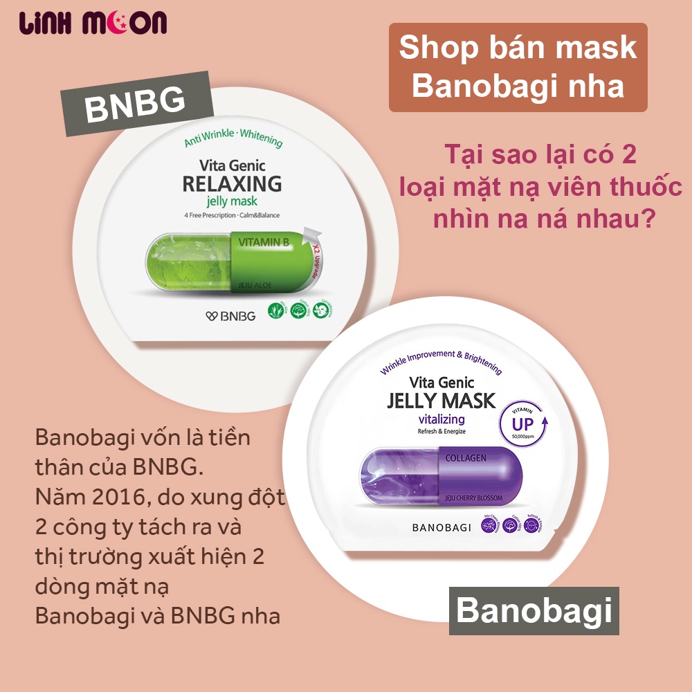 Mặt Nạ Vita Genic Banobagi Jelly Mask (lẻ miếng)