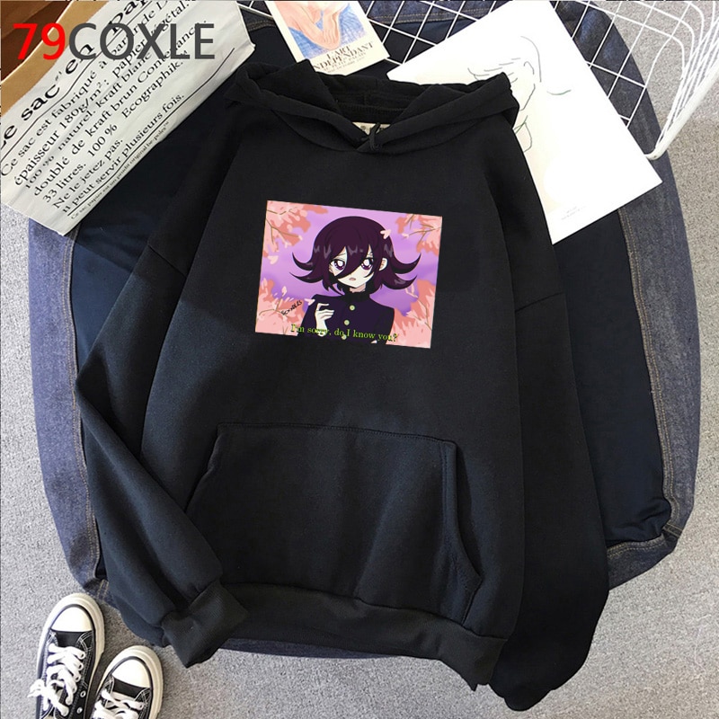 Áo Hoodie Họa Tiết Hoạt Hình Anime Danganronpa V3 Ouma Kokichi Vui Nhộn Phong Cách Harajuku Nhật Bản Cho Nam