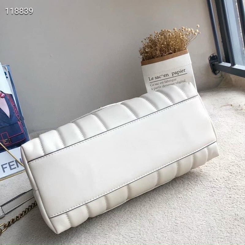 TNS - Túi xách tay siêu hot Torie Kira Satchel - chất da thật cao cấp - màu trắng sang trọng