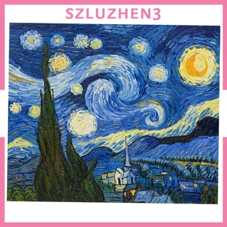 Bộ Tranh Đính Đá 5d Tự Làm Họa Tiết Bức Tranh Van Gogh Độc Đáo