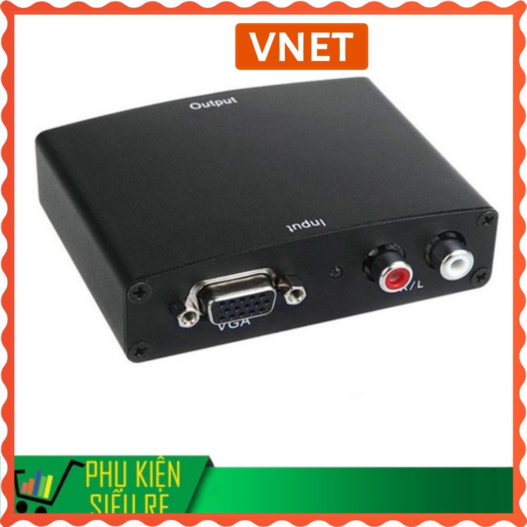 [Loại 1] Bộ chuyển đổi VGA sang HDMI (Sắt)