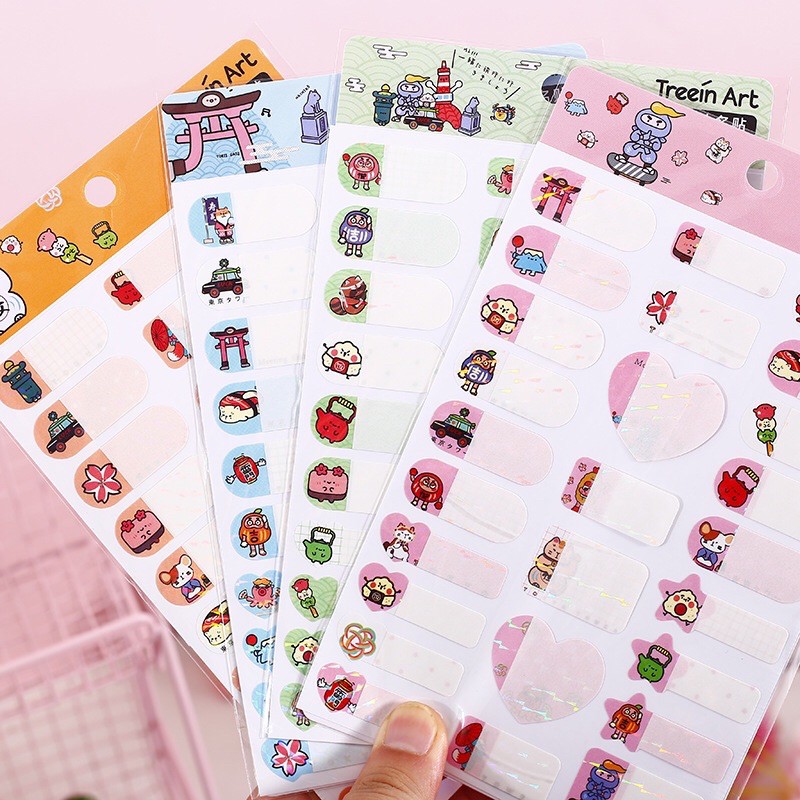 🌿Sticker dán ghi tên bé, đánh dấu đồ dùng học tập