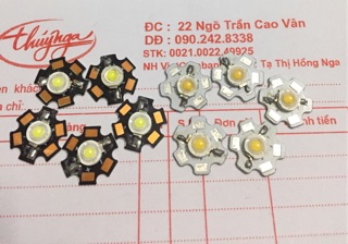 Hạt led 3w - led đèn pin (combo 10 hạt)