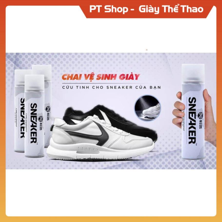 [FreeShip+ Hàng Xịn]  Chai Xịt Vệ Sinh Giày Sneaker - Bình Cao Cấp Bình Xịt Trắng Giày đánh bay bụi bẩn Sneaker