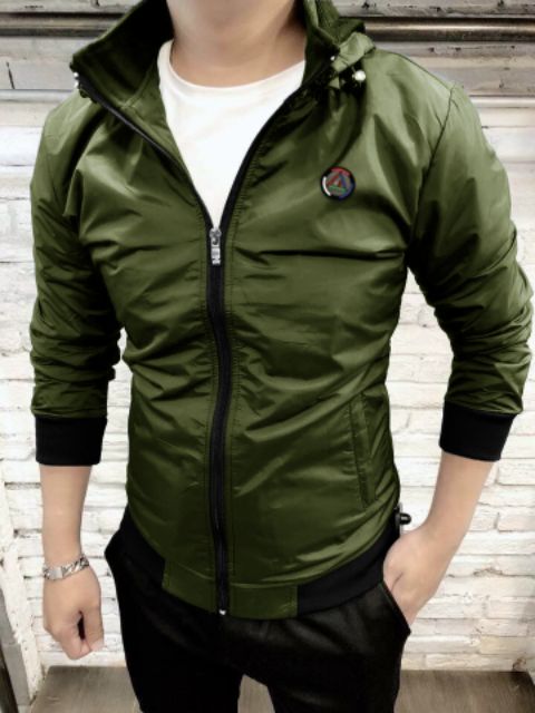 Áo khoác dù nam 2 lớp có nón size M đến 4XL