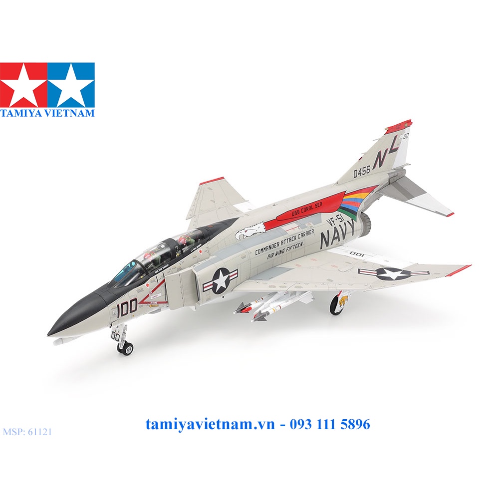 61121 Mô hình máy bay quân sự 1/48 SCALE McDONNELL DOUGLAS TM F-4B PHANTOM II TM