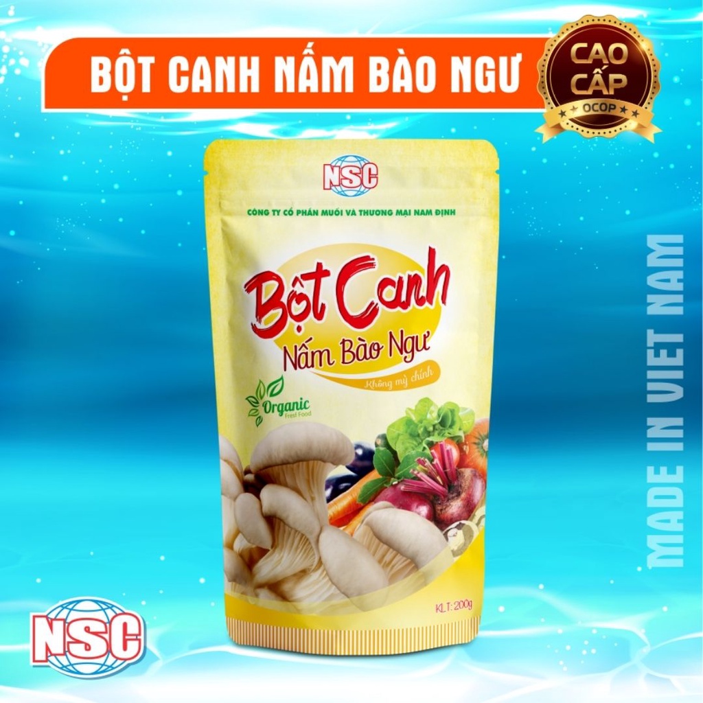 Bột canh  nấm bào ngư royal 200g - Không mì chính, không chất bảo quản