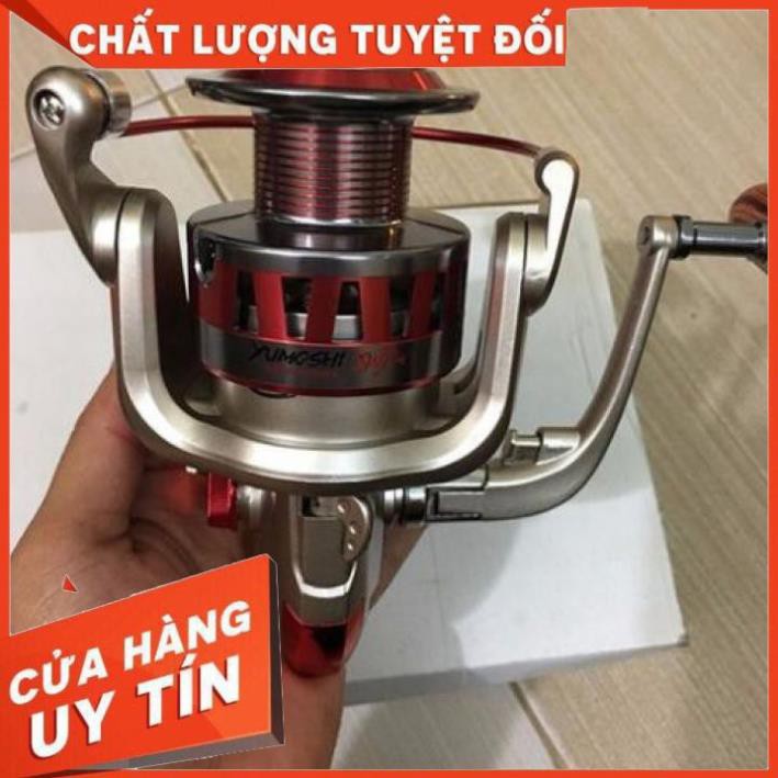 [SALE]  Máy Câu Cá  YOMOSHI DF 4000-7000 KIM LOẠI ( TẶNG NGAY CƯỚC SHIMANO 100M CACBON NHẬP KHẨU )