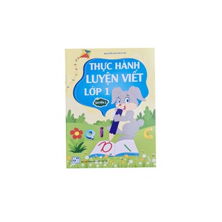 Sách - Combo 2 cuốn Thực hành luyện viết lớp 1( tập 1+2 ) bán kèm 1 quyển tô màu 15k