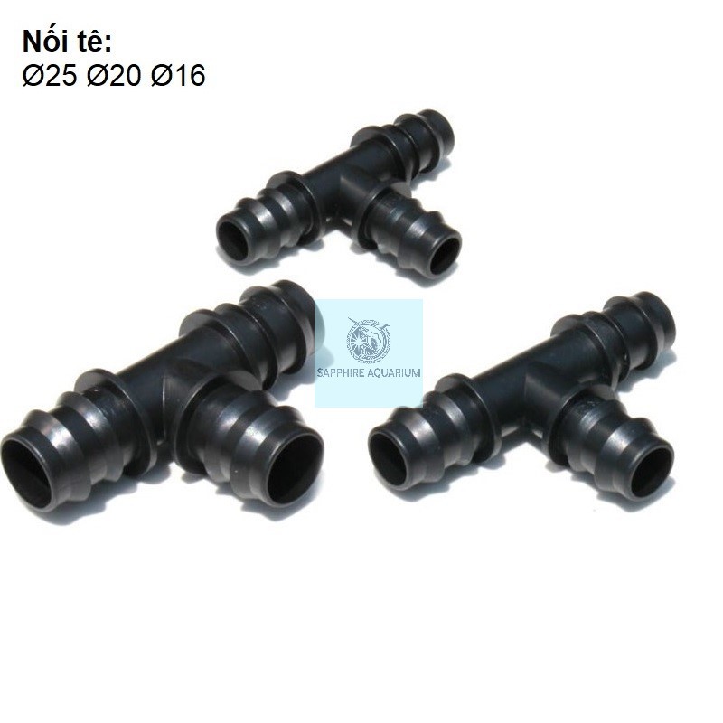 Nối Tê Ống Nước  Ø12 Ø16 Ø20 Ø16/12