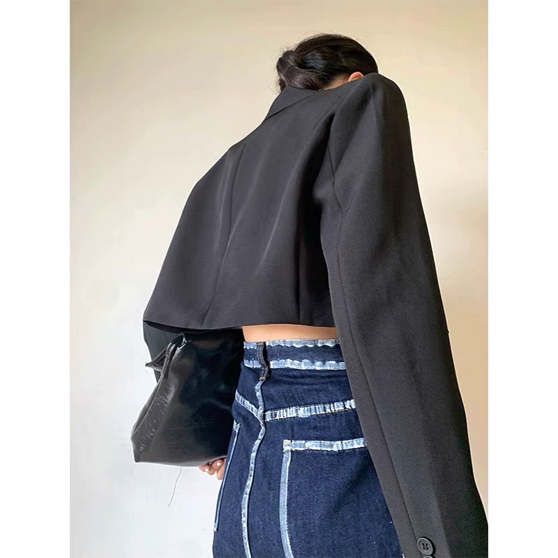 Áo Khoác Blazer Croptop 1 nút
