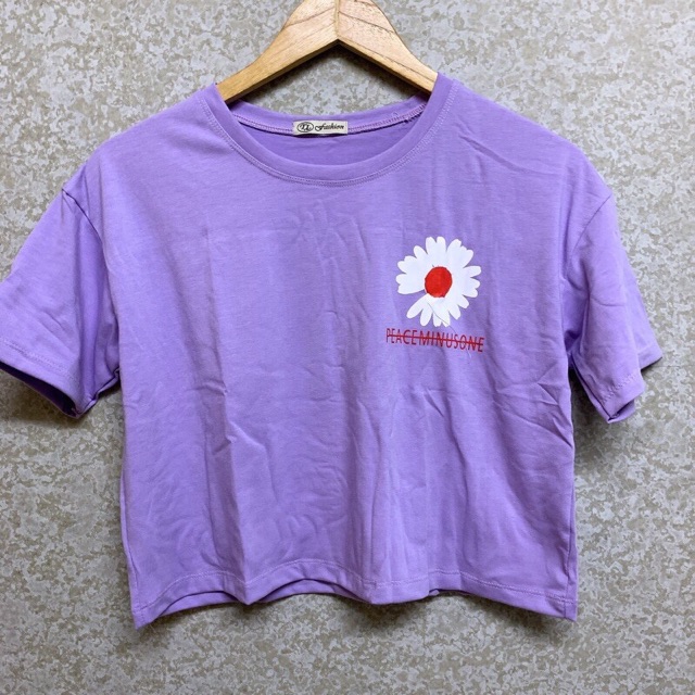 [Mã WASTUP giảm 10% tối đa 30K đơn 99K] Áo Croptop Hoa Cúc - Áo Thun Nữ Hoa Cúc Nhiều Màu | BigBuy360 - bigbuy360.vn