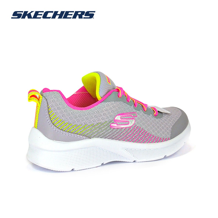 Giày sneaker bé gái SKECHERS Microspec 302126L-GYNP