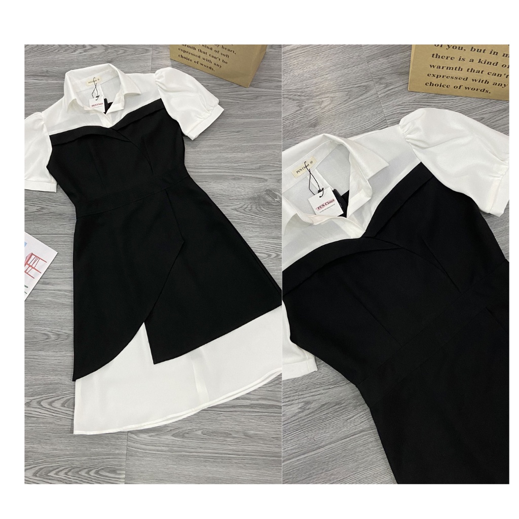 Váy sơ mi dáng dài, đầm công sở váy sơ mi thắt eo xinh | BigBuy360 - bigbuy360.vn