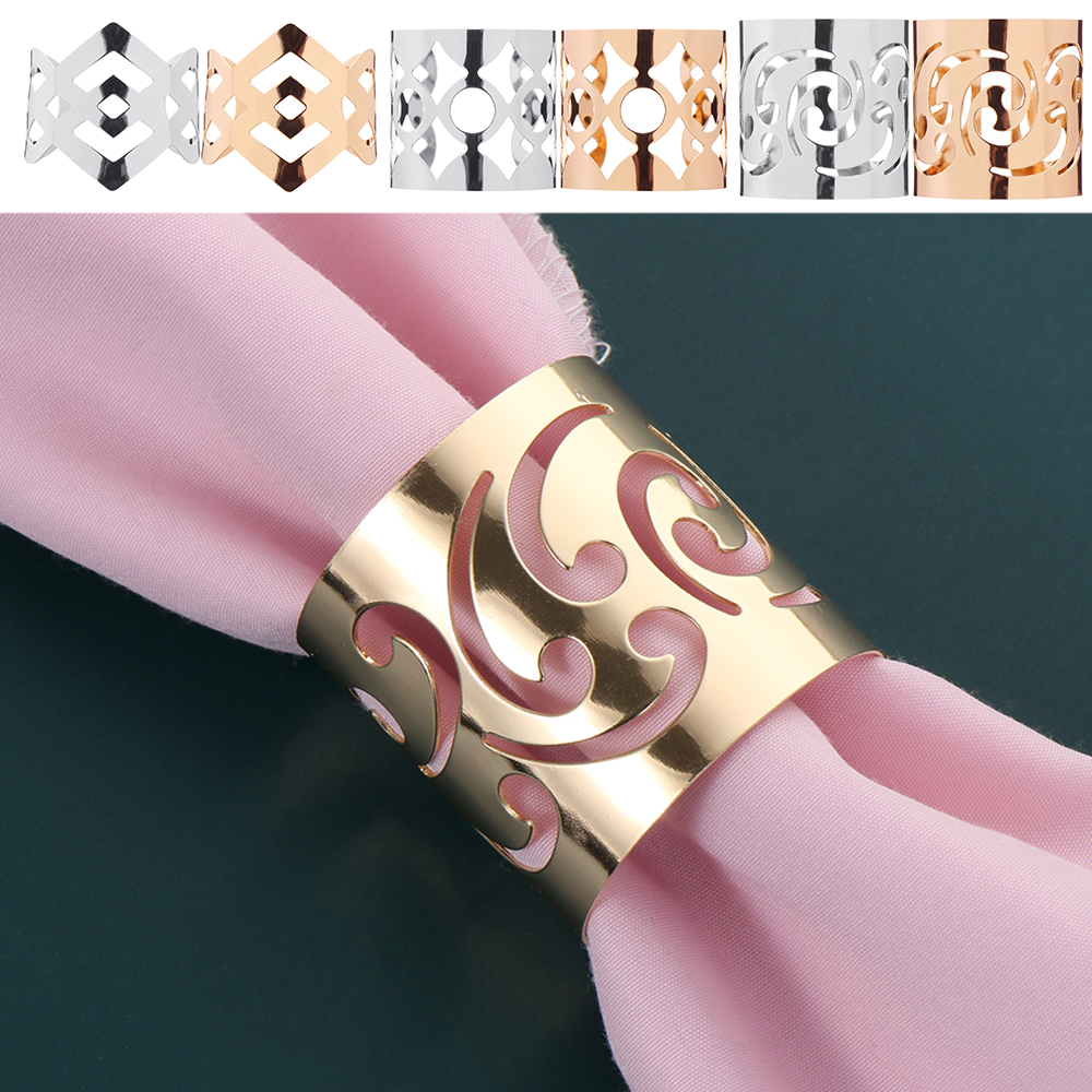 Kẹp Giữ Khăn Ăn Hình Trái Tim Trang Trí Bàn Ăn