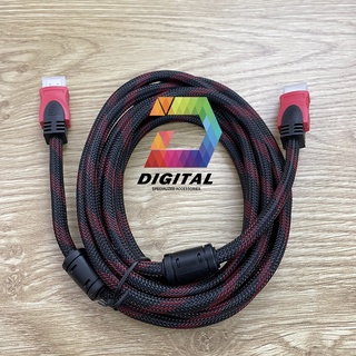 Cáp HDMI 2 Đầu Bọc Dây Dù Chống Nhiễu