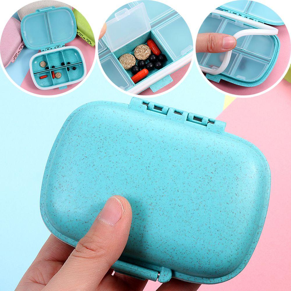 BEAUTY Hộp Đựng Thuốc Bằng Rơm Lúa Mì An Toàn Cho Sức Khỏe
