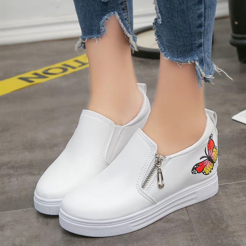 [Mã FAMAYWA2 giảm 10k đơn từ 50k] Giày nữ độn đế siêu hót hình thêu đẹp mã CM5 | BigBuy360 - bigbuy360.vn