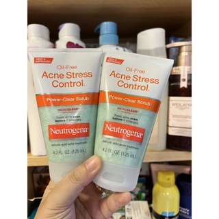 Sữa rửa mặt Neutrogena Acne Stress Control Scrub 125ml