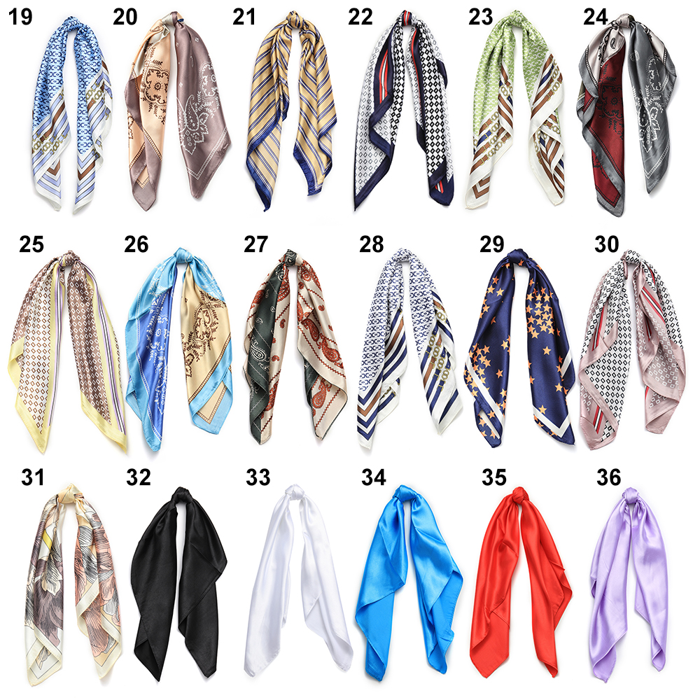 Khăn quàng cổ buộc tóc phong cách Bohemia họa tiết hoa hợp thời trang cho nữ